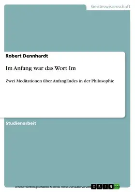 Dennhardt |  Im Anfang war das Wort Im | eBook | Sack Fachmedien