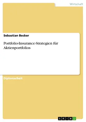 Becker |  Portfolio-Insurance-Strategien für Aktienportfolios | eBook | Sack Fachmedien