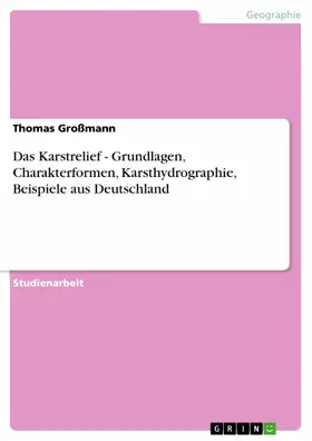 Großmann |  Das Karstrelief - Grundlagen, Charakterformen, Karsthydrographie, Beispiele aus Deutschland | eBook | Sack Fachmedien