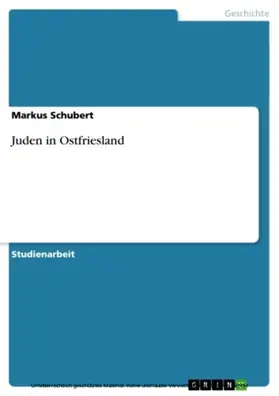 Schubert |  Juden in Ostfriesland | eBook | Sack Fachmedien