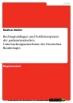 Müller |  Rechtsgrundlagen und Verfahrenspraxis der parlamentarischen Untersuchungsausschüsse des Deutschen Bundestages | eBook | Sack Fachmedien