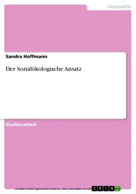 Hoffmann |  Der Sozialökologische Ansatz | eBook | Sack Fachmedien