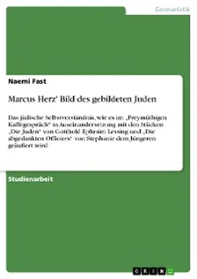 Fast |  Marcus Herz' Bild des gebildeten Juden | eBook | Sack Fachmedien