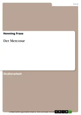 Frase |  Der Mercosur | eBook | Sack Fachmedien