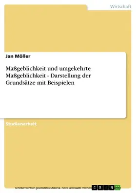 Möller |  Maßgeblichkeit und umgekehrte Maßgeblichkeit - Darstellung der Grundsätze mit Beispielen | eBook | Sack Fachmedien