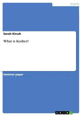 Kirsch |  What is Kosher? | eBook | Sack Fachmedien