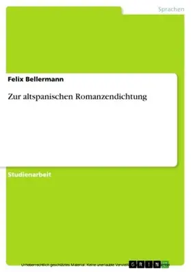Bellermann |  Zur altspanischen Romanzendichtung | eBook | Sack Fachmedien