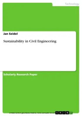 Seidel |  Sustainability in Civil Engineering | eBook | Sack Fachmedien