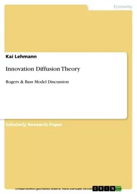 Lehmann |  Innovation Diffusion Theory | eBook | Sack Fachmedien