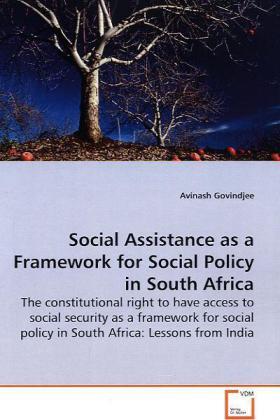 Govindjee |  Social Assistance as a Framework for Social Policy in South Africa | Buch |  Sack Fachmedien