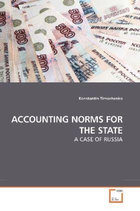 Timoshenko |  ACCOUNTING NORMS FOR THE STATE | Buch |  Sack Fachmedien