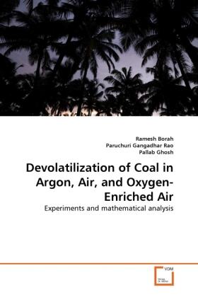 Borah / Gangadhar Rao / Ghosh |  Devolatilization of Coal in Argon, Air, and Oxygen-Enriched Air | Buch |  Sack Fachmedien