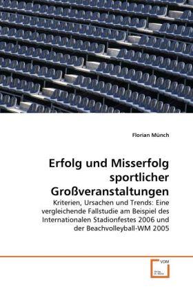 Münch |  Erfolg und Misserfolg sportlicher Großveranstaltungen | Buch |  Sack Fachmedien