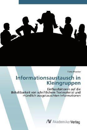 Priester |  Informationsaustausch in Kleingruppen | Buch |  Sack Fachmedien