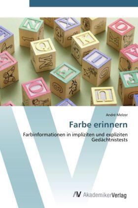 Melzer |  Farbe erinnern | Buch |  Sack Fachmedien