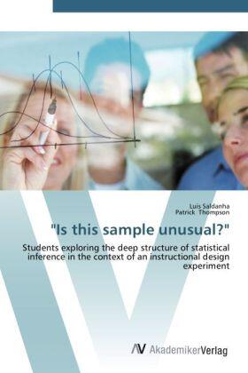 Saldanha / Thompson |  "Is this sample unusual?" | Buch |  Sack Fachmedien