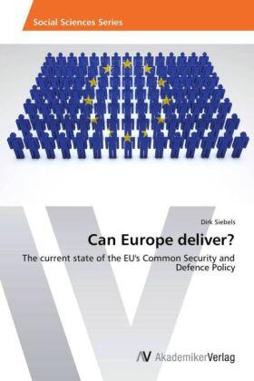 Siebels |  Can Europe deliver? | Buch |  Sack Fachmedien