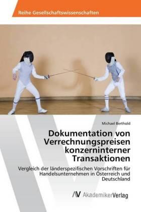 Berthold |  Dokumentation von Verrechnungspreisen konzerninterner Transaktionen | Buch |  Sack Fachmedien