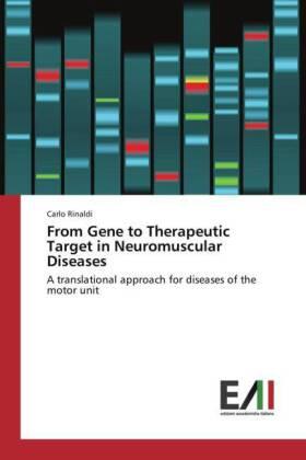 Rinaldi |  From Gene to Therapeutic Target in Neuromuscular Diseases | Buch |  Sack Fachmedien