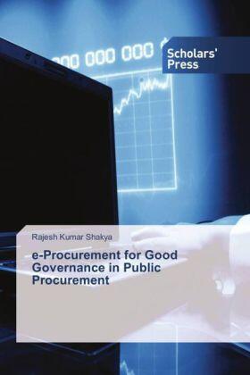 Shakya |  e-Procurement for Good Governance in Public Procurement | Buch |  Sack Fachmedien