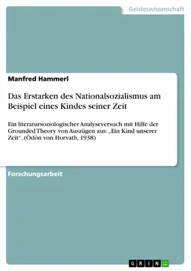 Hammerl |  Das Erstarken des Nationalsozialismus am Beispiel eines Kindes seiner Zeit | eBook | Sack Fachmedien