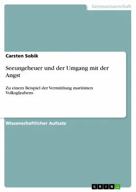 Sobik |  Seeungeheuer und der Umgang mit der Angst | eBook | Sack Fachmedien