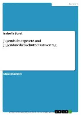Surel |  Jugendschutzgesetz und Jugendmedienschutz-Staatsvertrag | eBook | Sack Fachmedien