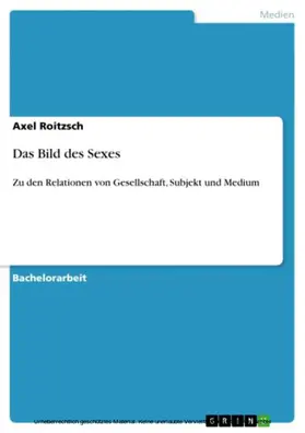 Roitzsch |  Das Bild des Sexes | eBook | Sack Fachmedien
