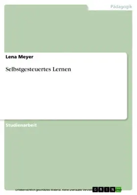 Meyer |  Selbstgesteuertes Lernen | eBook | Sack Fachmedien