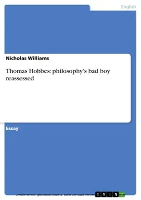 Williams |  Thomas Hobbes: philosophy's bad boy reassessed | eBook | Sack Fachmedien
