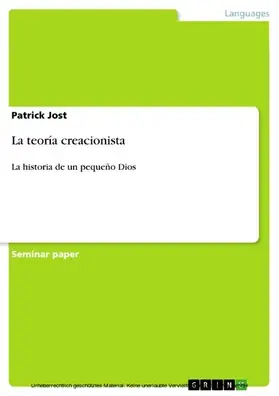 Jost |  La teoría creacionista | eBook | Sack Fachmedien