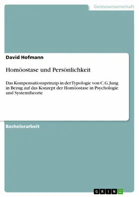Hofmann |  Homöostase und Persönlichkeit | eBook | Sack Fachmedien