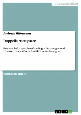 Jüttemann |  Doppelkarrierepaare | eBook | Sack Fachmedien