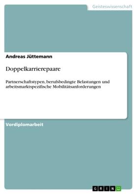 Jüttemann |  Doppelkarrierepaare | Buch |  Sack Fachmedien