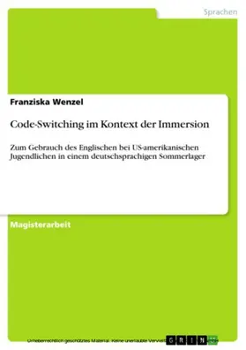 Wenzel |  Code-Switching im Kontext der Immersion | eBook | Sack Fachmedien