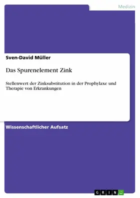 Müller |  Das Spurenelement Zink | eBook | Sack Fachmedien