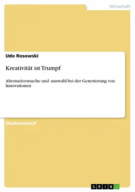 Rosowski |  Kreativität ist Trumpf | eBook | Sack Fachmedien