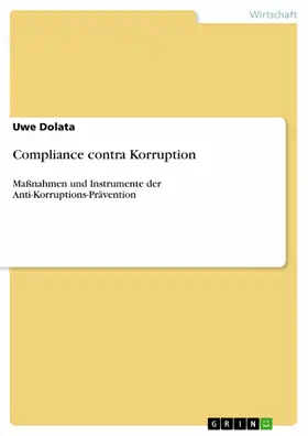 Dolata |  Compliance contra Korruption | eBook | Sack Fachmedien