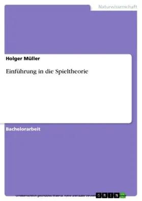 Müller |  Einführung in die Spieltheorie | eBook | Sack Fachmedien