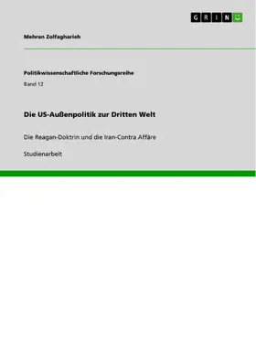 Zolfagharieh |  Die US-Außenpolitik zur Dritten Welt | eBook | Sack Fachmedien