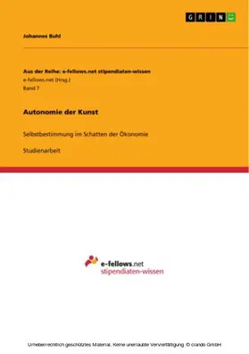 Buhl |  Autonomie der Kunst | eBook | Sack Fachmedien