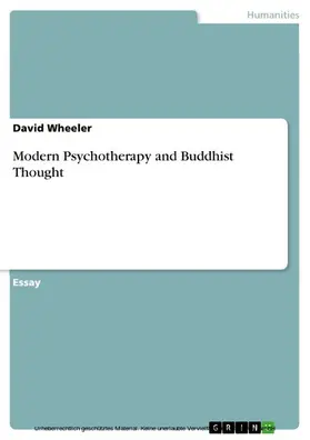Wheeler |  Modern Psychotherapy and Buddhist Thought | eBook | Sack Fachmedien