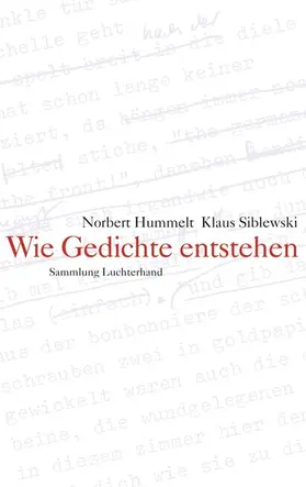 Hummelt / Siblewski |  Wie Gedichte entstehen | eBook | Sack Fachmedien