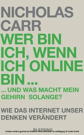 Carr |  Wer bin ich, wenn ich online bin… | eBook | Sack Fachmedien