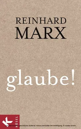 Marx |  glaube! | eBook | Sack Fachmedien