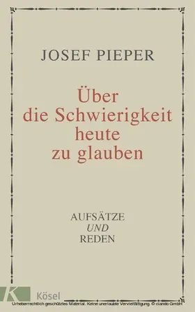 Pieper |  Schwierigkeit | eBook | Sack Fachmedien
