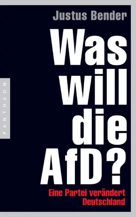 Bender |  Was will die AfD? | eBook | Sack Fachmedien