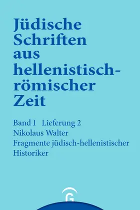 Walter / Georg Kümmel |  Fragmente jüdisch-hellenistischer Historiker | eBook | Sack Fachmedien