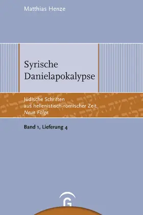 Henz / Henze / Lichtenberger |  Syrische Danielapokalypse | eBook | Sack Fachmedien