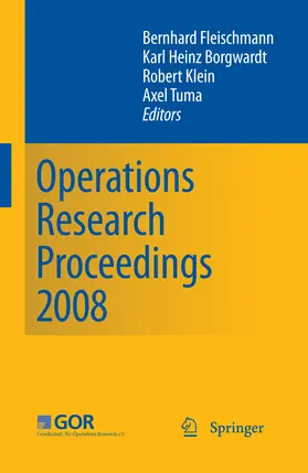 Fleischmann / Borgwardt / Klein |  Operations Research Proceedings 2008 | eBook | Sack Fachmedien
